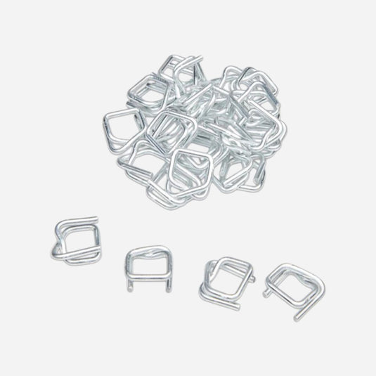 Zegels en gespen t.b.v. staalband