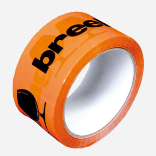 Etiket voorzichtig breekbaar oranje