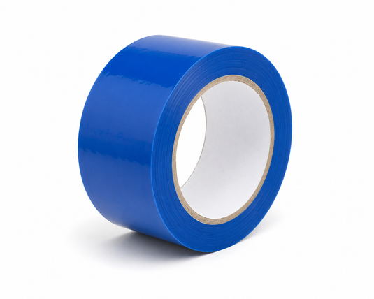 PVC verpakkingstape 50mm x 60m blauw 36rol/doos